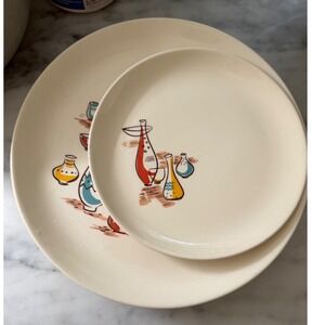 Vintage Mid Century Modern Harmony House El Dorado 4 Dinner 1 Salad Plate